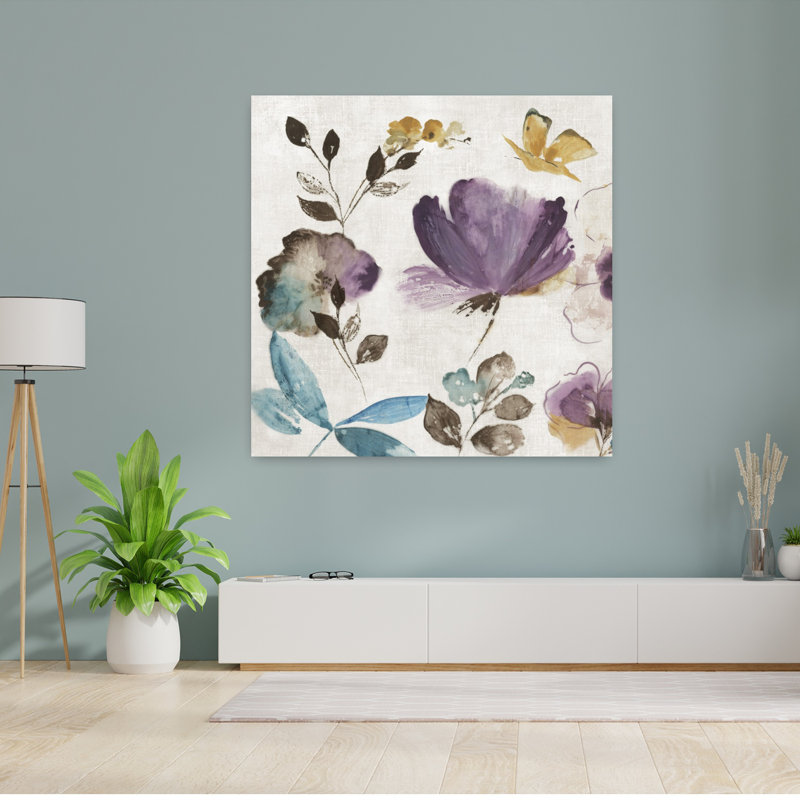 Art floral floral Quixotic I Delicate, H 48 po x l 48 po