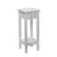 Table de bout, table d'appoint, support pour plante avec tablette de rangement H 23,7 po x P 10 po x l 10 po Mcadoo, blanc-935661080-864668049