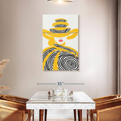 Chic Yellow Lady