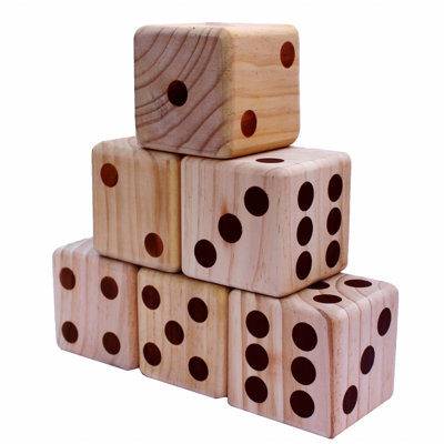 Ensemble de 6 jeux de dés géants