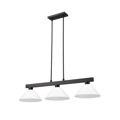 Caine 3 - Light Dimmable Kitchen Island Modern Linear Chandelier