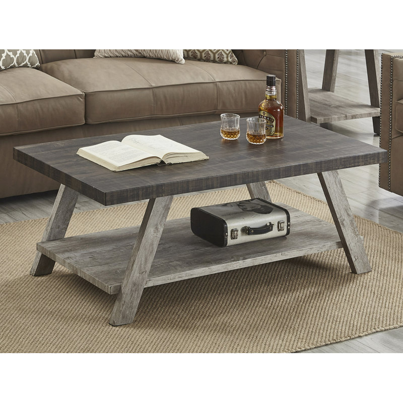 Table basse Athens, Noir, Gris