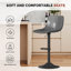 Birecree Leather Seat Adjustable Counter Height Modern Swivel Bar Stools with Backs Island Chairs for Home Kitchen-1123459942-1133327418