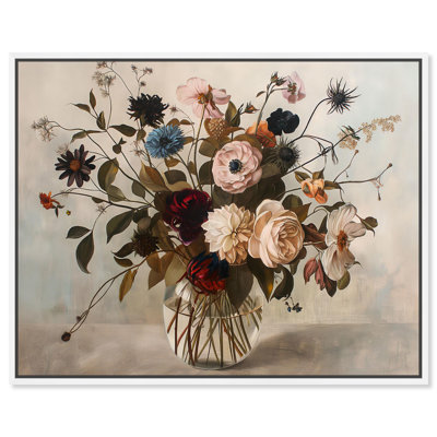 Floral Relics I Canvas Classic Vase par Art Remedy