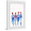 «Blue Stripes» - impression encadrée-31334096