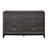 Hudson 58" Modern Charcoal Gray 6-Drawer Dresser-355626358