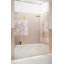 Stellar 69.75 in. W x 58.25 in. H Frameless 3 Panel Inline Hinge Bathtub Door-1336307310