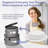 China Storage Containers For 12 Place Setting With Two Plate Bags, 5 Pcs Hard Shell Quilted China Storage Cases,Grey