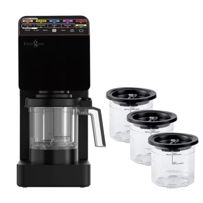 Food Genie: Dessert Station - Black - 11-In-1 Ice Cream & Frozen Treat Maker, (3) 16oz Tubs