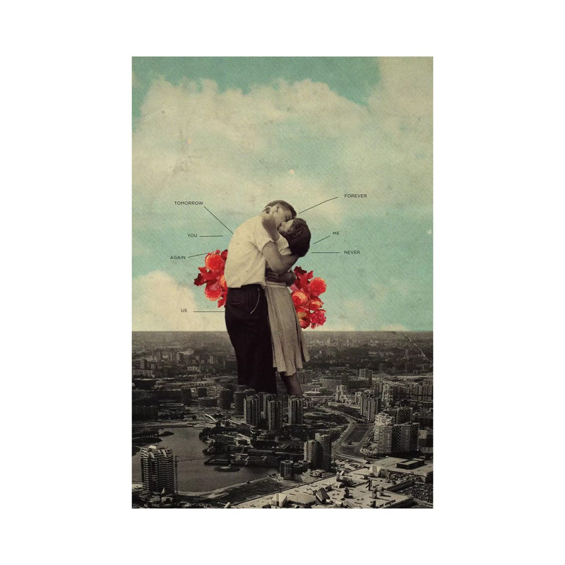 Neverforever by Frank Moth - Print on Canvas, 66.04cm H x 45.72cm W x 1.91cm D, Wrapped Canvas
