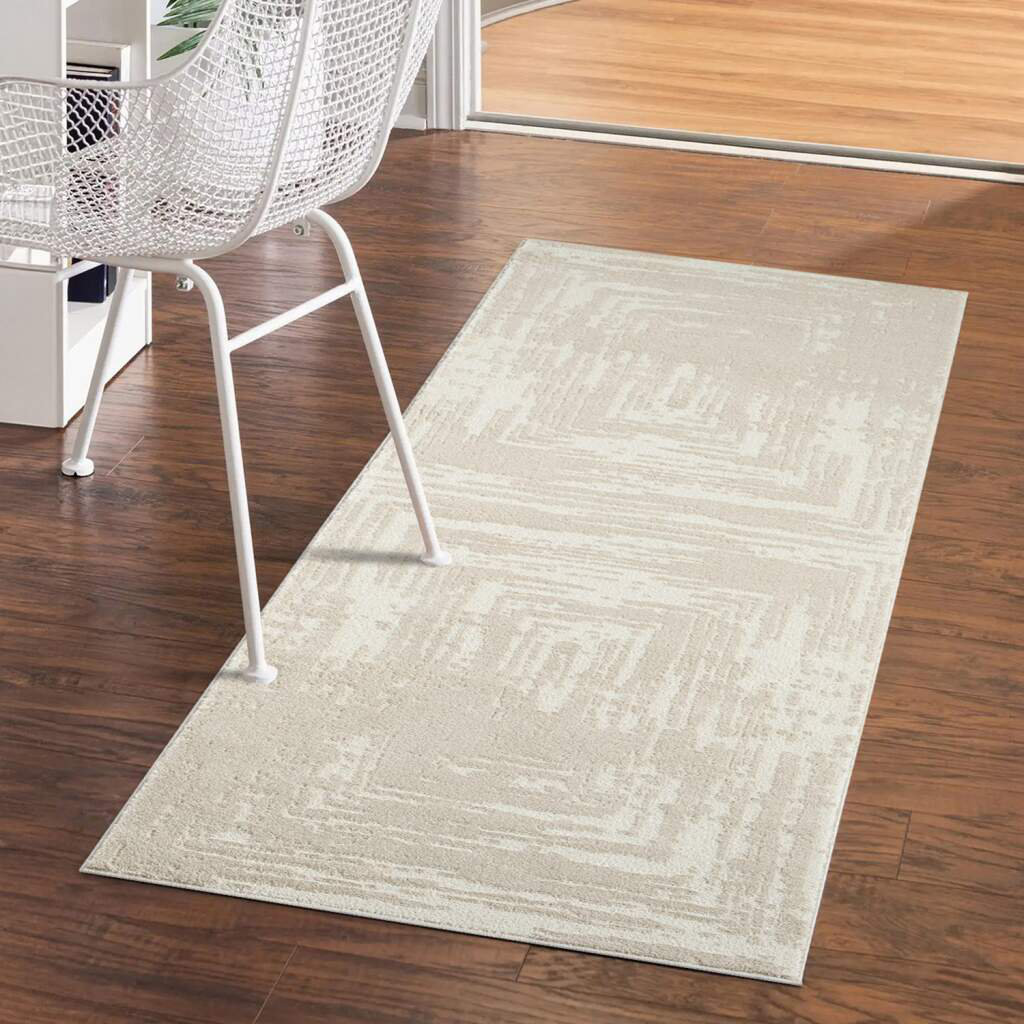 Teppich Flair 171 Kurzflor Wohnzimmer - Grau - Meliert, Modern - 3D-Effekt Yelverton