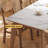 Rectangular Nordic-style ash slate dining table-109751428