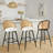 Augustinus Swivel Upholstered Counter & Bar Stool-831697711-831697745-831697749