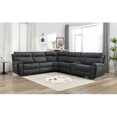 Foweler 5 Seater Reclining Sofa & Chaise