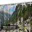 Rideau de douche avec 12 crochets-217959453