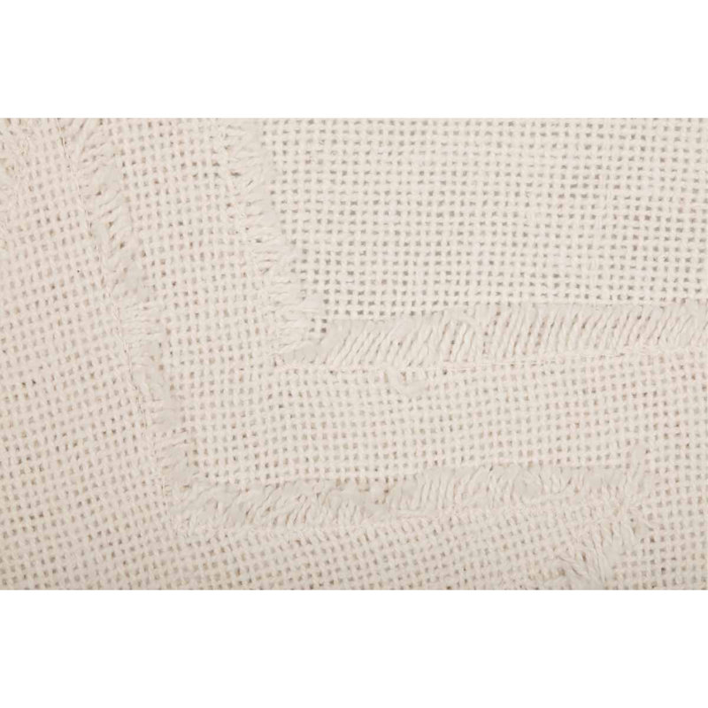 Burlap Antique White Star King Sham, King, Antique White
