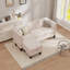 Canapé modulaire rembourré 67 po de large avec repose-pieds modulaire avec rangement 67 po-95042822