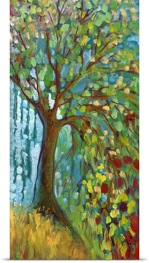 «Nolani Blue Autumn», reproduction d'art, H 30 po x l 15 po x P 1,5 po, Toile