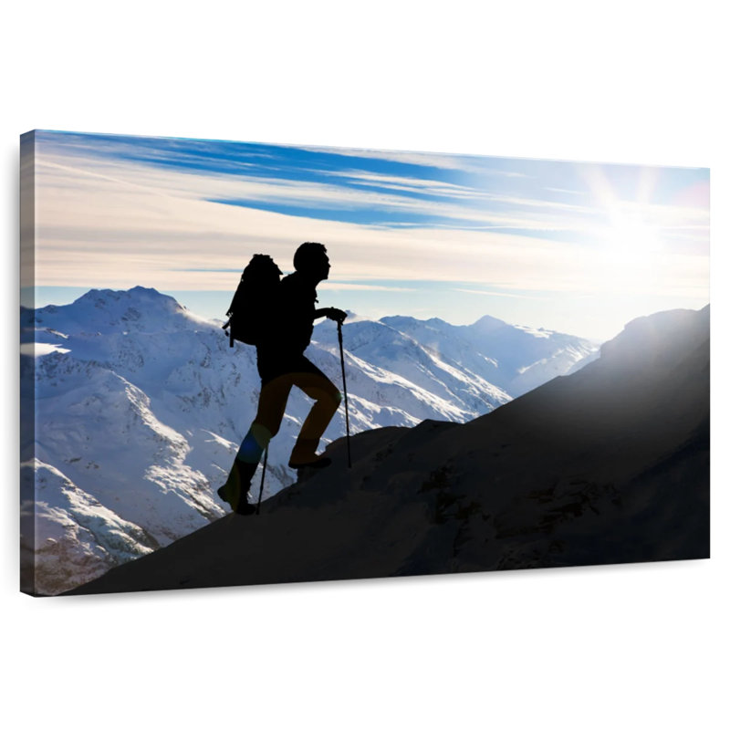 Mountain climber silhouette Sireci
