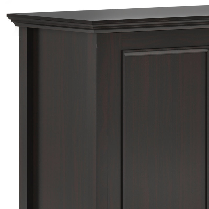 Amherst Traditional Hickory Brown Solid Wood 3-Door Storage Cabinet