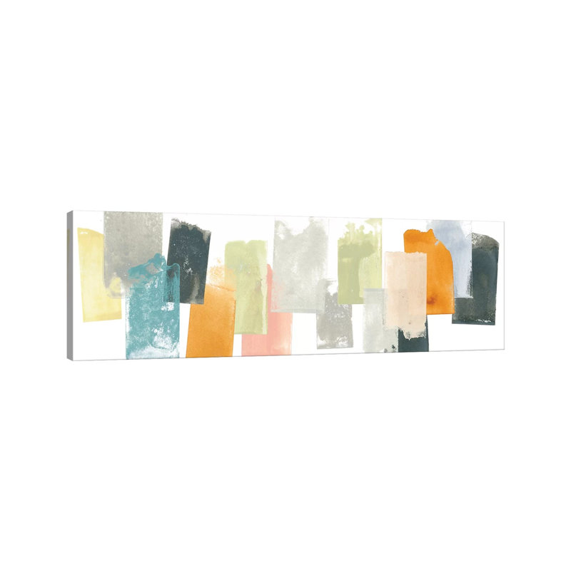 Touchstone II by June Erica Vess - Wrapped Canvas Panoramic Painting, 30.48 cm H x 91.44 cm W x 1.91 cm D