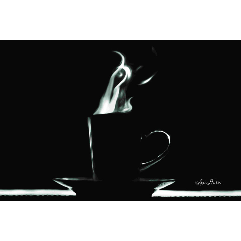 «Coffee Time I» par Lori Deiter - Photographie sur toile tendue, H 24 po x l 36 po