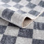Tapis bleu en polyester tissé à la machine Brunetti-1590458671