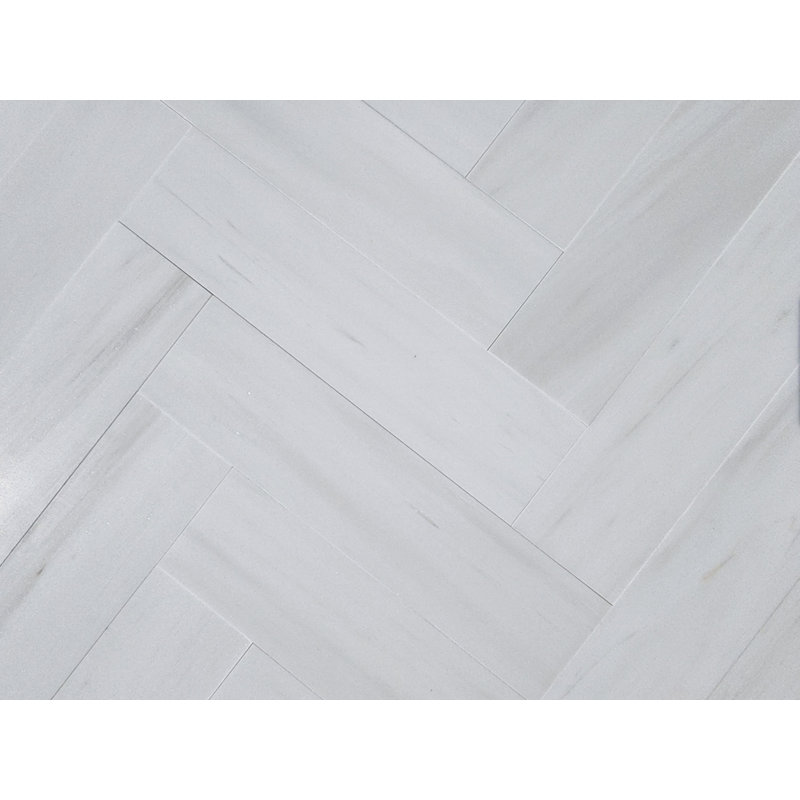 Carrelage de sol imitation marbre 3 "x 12" Bianco