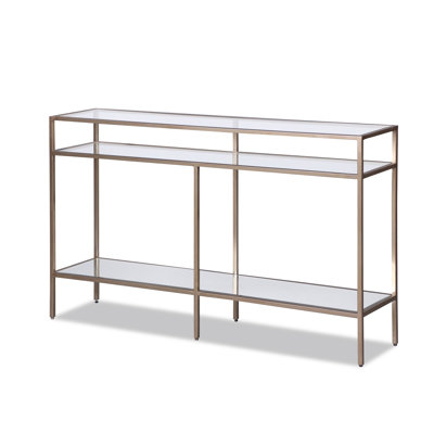 Oliver 51'' Glass Top Console Table