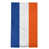 Bleu royal / blanc / orange sélectionné