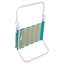 Low Folding Beach Deck Chair Stripe Design Camping Outdoor Festival Pool Picnic