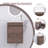 15.75 In. W X 8.66 In. D X 21.67 In. H Single Sink Wall Mounted Bath Vanity In Oak With White Basin-1650873054
