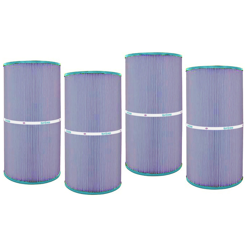 Hurricane Filters HF7469-04P Purple Spa Cartridge Replacement, 4 Pack