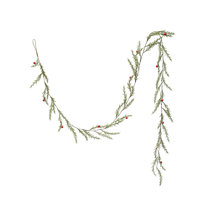 Faux Cedar Garland, Evergreen