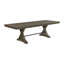 Ensemble de salle à manger extensible en bois massif 6 pièces Cubillos