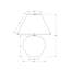 Lighting, H 16 po, lampe de table, abat-jour crème, céramique crème, contemporain