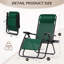 Ensemble de 2 chaises longues Zero Gravity, chaises de patio inclinables et pliantes avec porte-gobelet et appui-tête-249977775