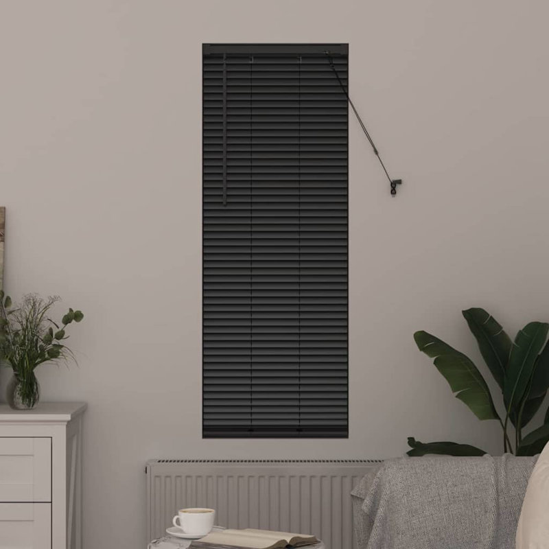Horizontal/Venetian blind, Black, 175cm L x 50cm W