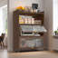 Armoire, en métal, 44 po, espace de rangement, 44 po de hauteur, 3 portes rabattables
