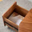 Table basse 35,43 "en panneau de fibres à densité moyenne