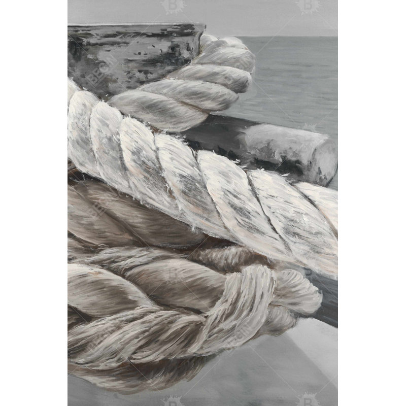 " Twisted Boat Rope ", 36" H x 24" W