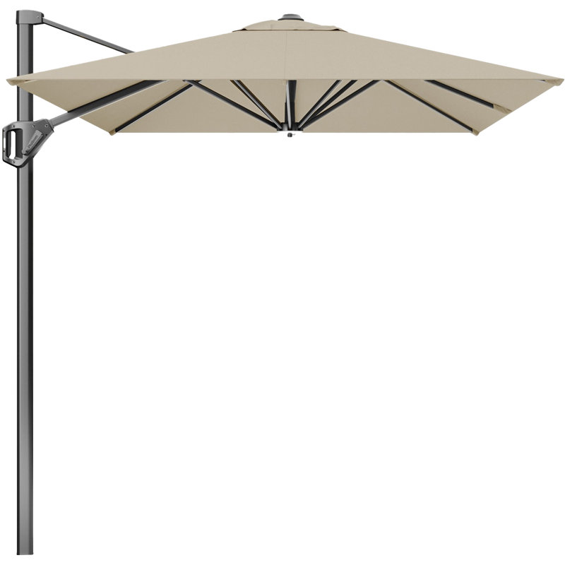 Aarne 300cm X 200cm Rectangular Cantilever Parasol, Champagne