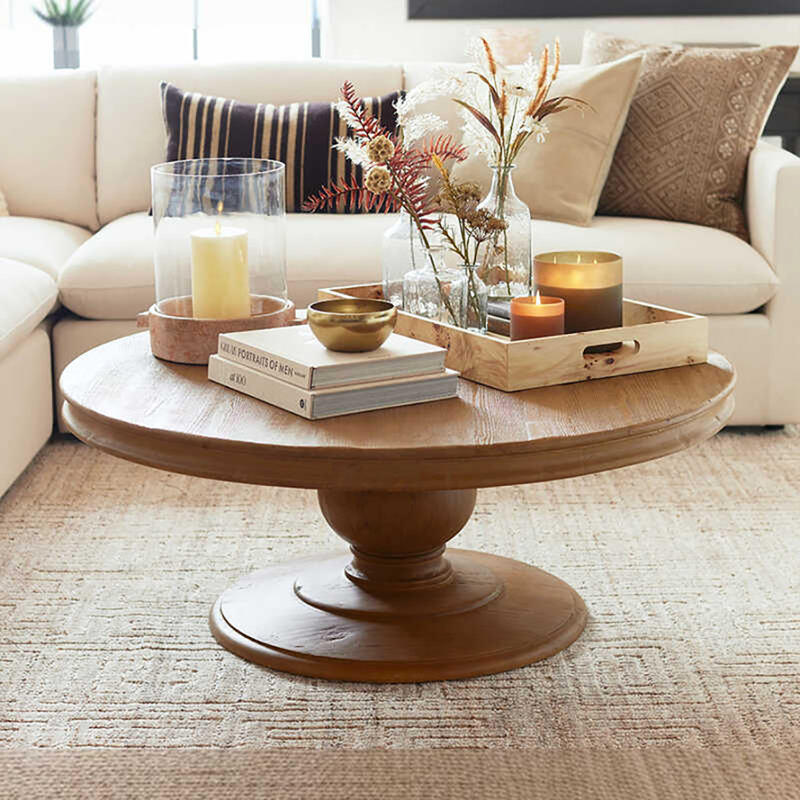 Table de bout ronde Vintage