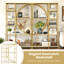 177 cm H x 100 cm W Etagere Bookcase-834574059