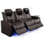 Fauteuil inclinable électrique réglable, cuir fleur, confort moderne, cinéma maison