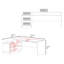 Bureau en L Farrell, bureau, blanc
