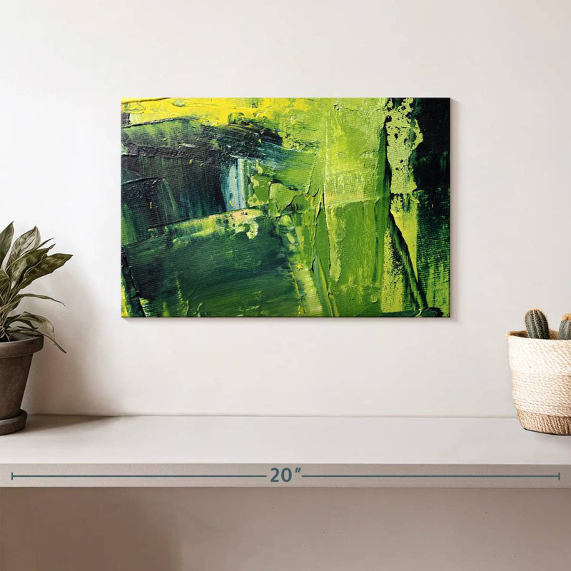 Avery Impasto Abstract, 8" H x 12" W