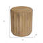 Table de bout ronde 23 "en bois massif brun-1171798339