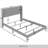Velvet Upholstered Wingback Bed-998022338-998022337