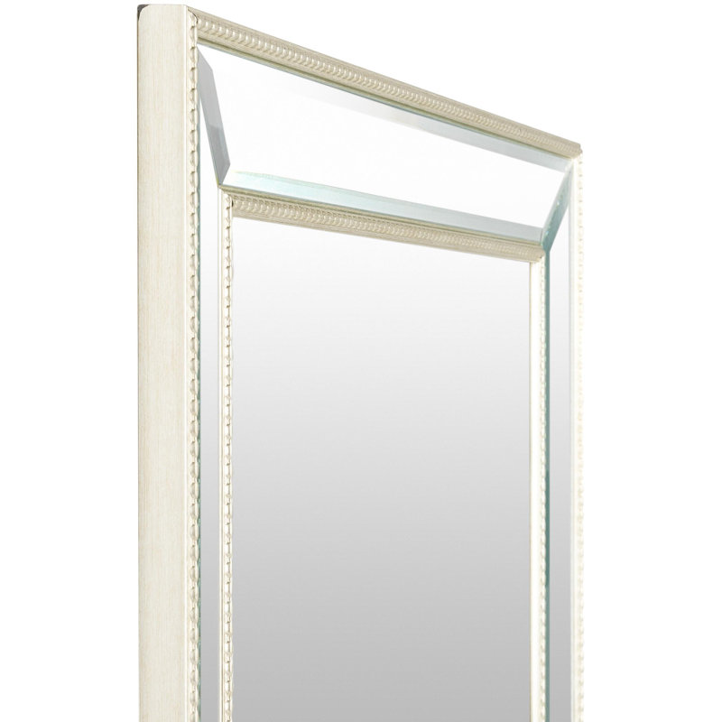 Rectangle Mirror, 33.55" x 28", Silver